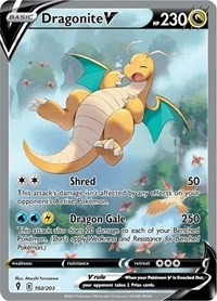 Dragonite V (Alternate Full Art) - 192/203 - Evolving Skies
